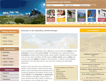 Tablet Screenshot of dolomites.org